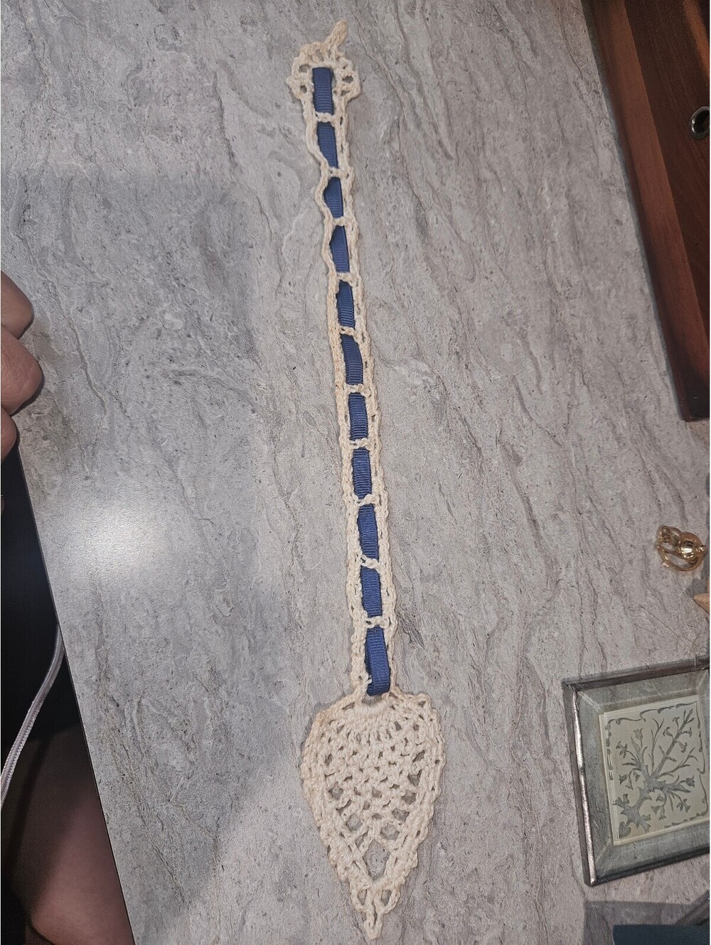 Crochet bookmark